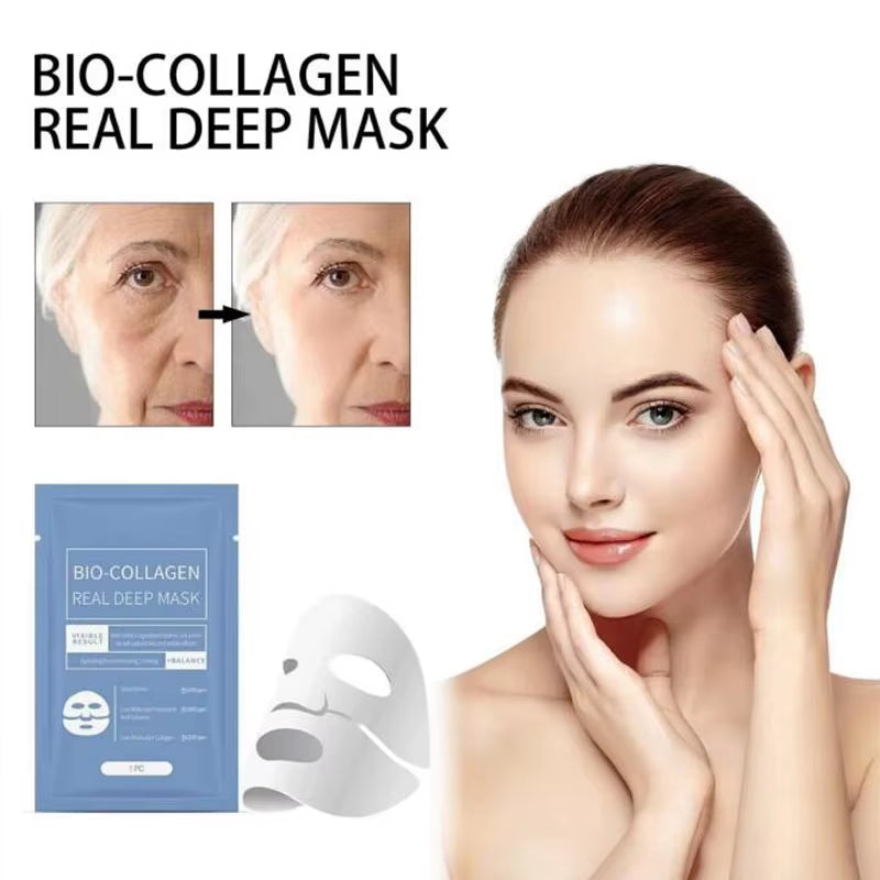 New Deep Collagen Deep Collagen Mask Bio-Collagen Overnight Overnight Mask Korean Collagen anti Wrinkle Face Mask for Face Care