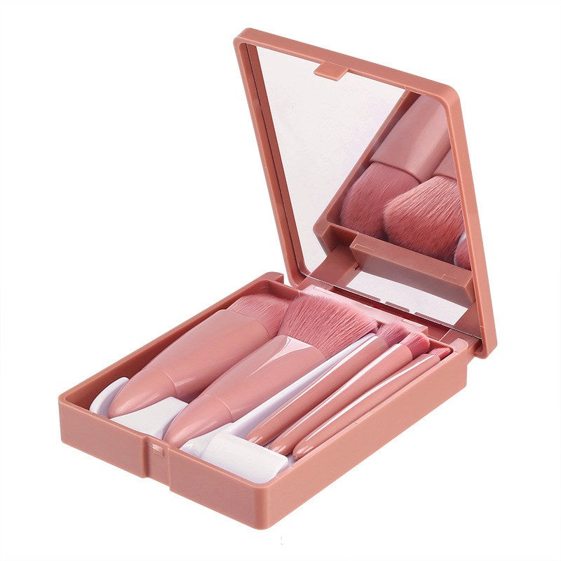 5Pcs Makeup Brushes Tool Set Cosmetic Powder Eye Shadow Foundation Blush Blending Make up Brush